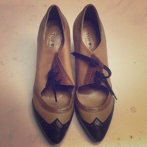 Top End leather high heeled shoes